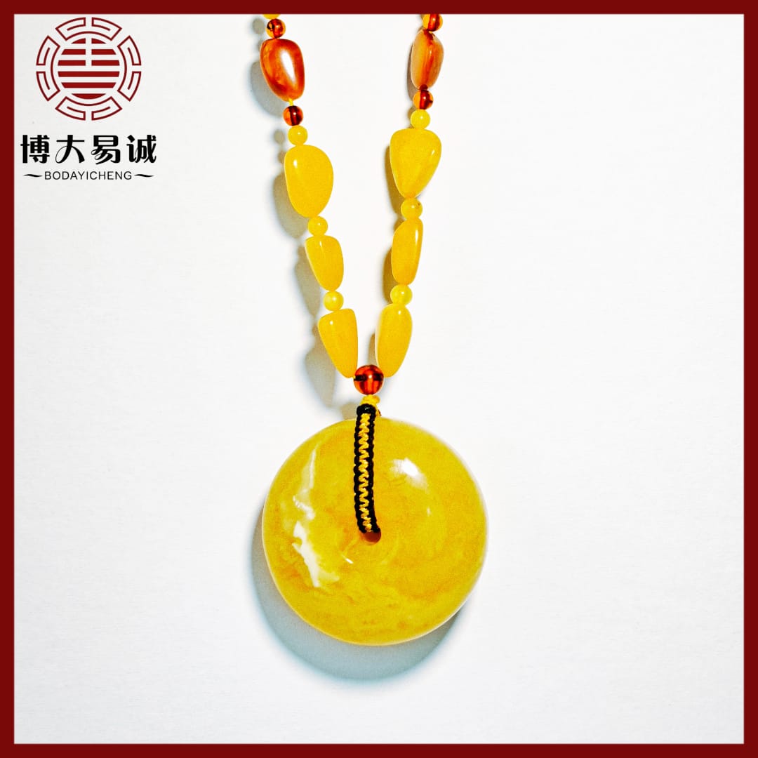 Nurturing Earth Prosperity Amber Chain