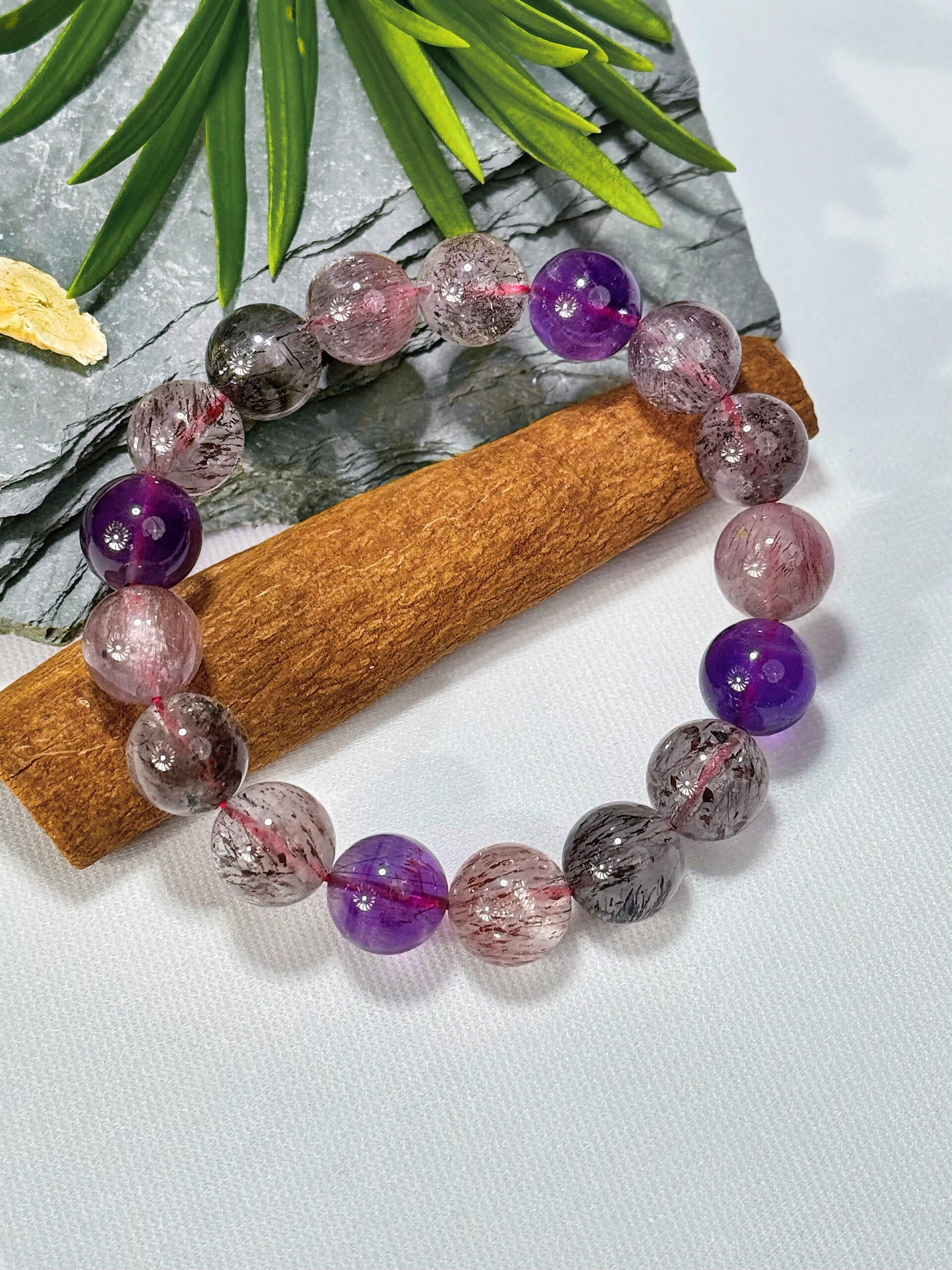 Violet Flame Super Seven Energy Bracelet - 图片 3