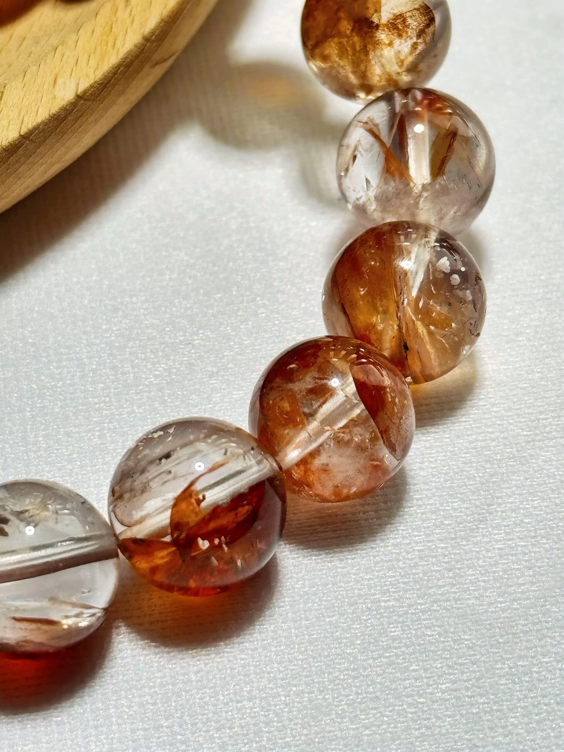 Cherry Blossom Quartz Fortune-Seizing Relationship Bracelet - 图片 5