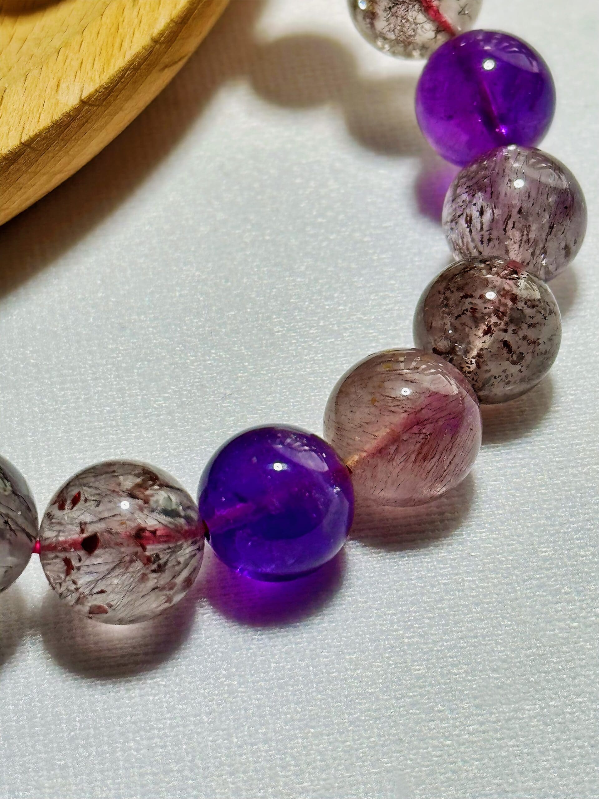 Violet Flame Super Seven Energy Bracelet - 图片 5