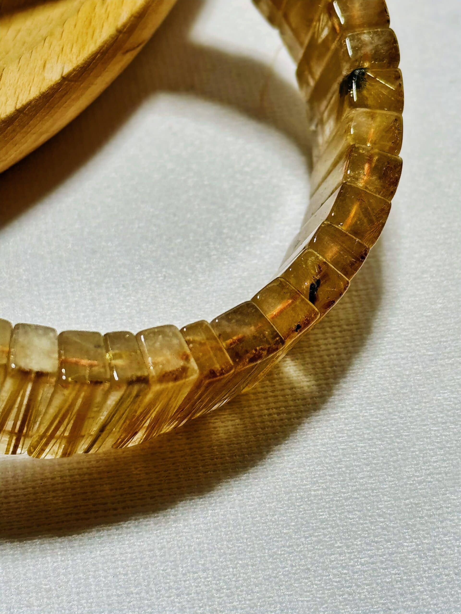 Metal Fortune Sharp Capture Rutilated Hand Bracelet - 图片 5