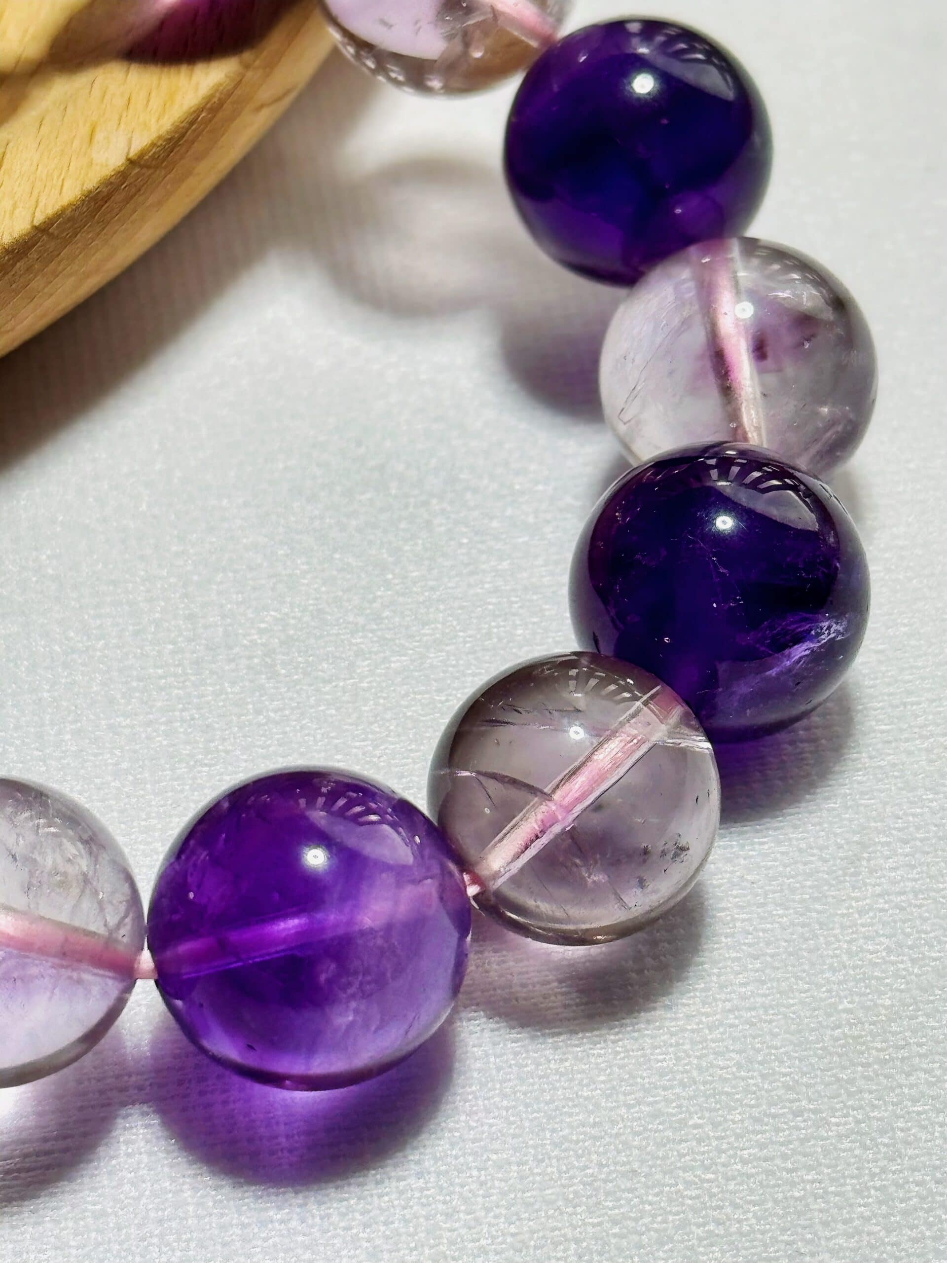 Fire-Balancing Fortune Amethyst Energy Bracelet - 图片 4