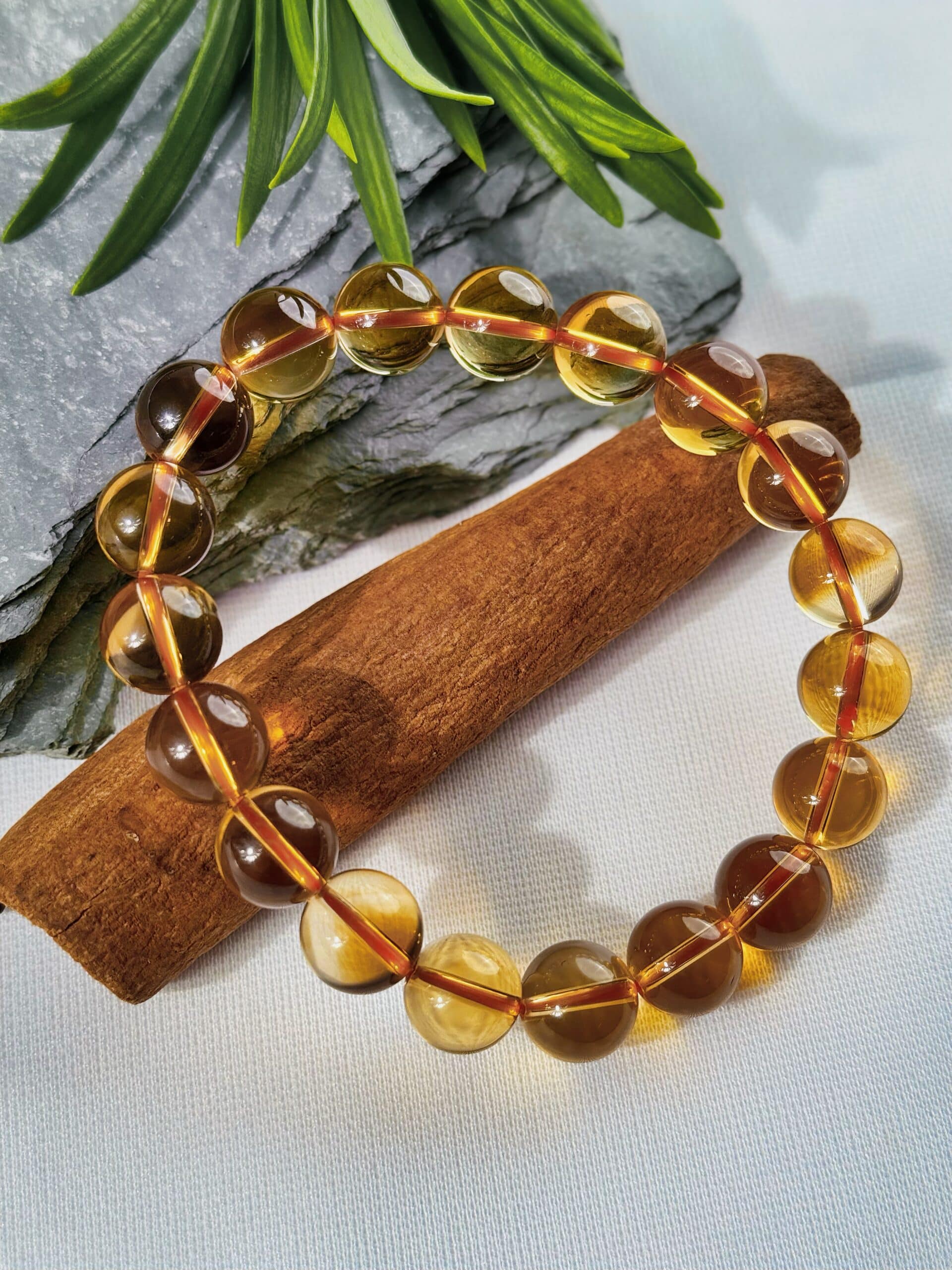 Amber Gold Wealth-Gather Citrine Bracelet - 图片 3