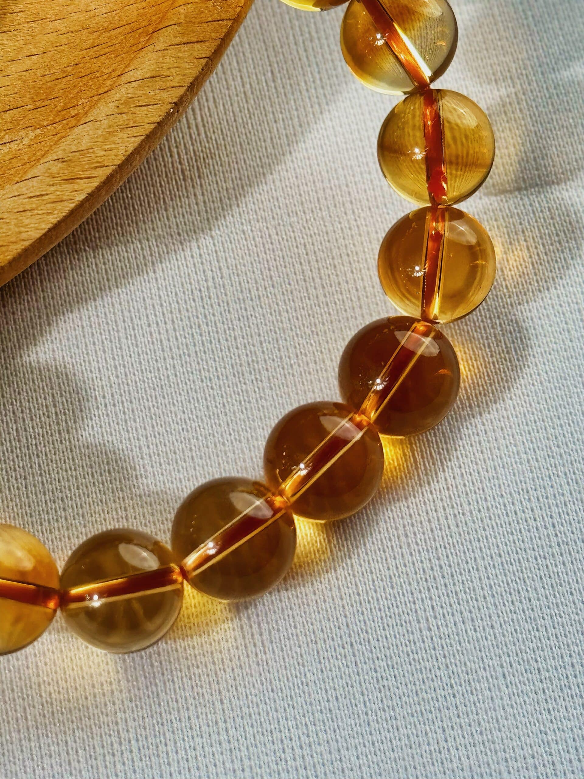 Amber Gold Wealth-Gather Citrine Bracelet - 图片 5