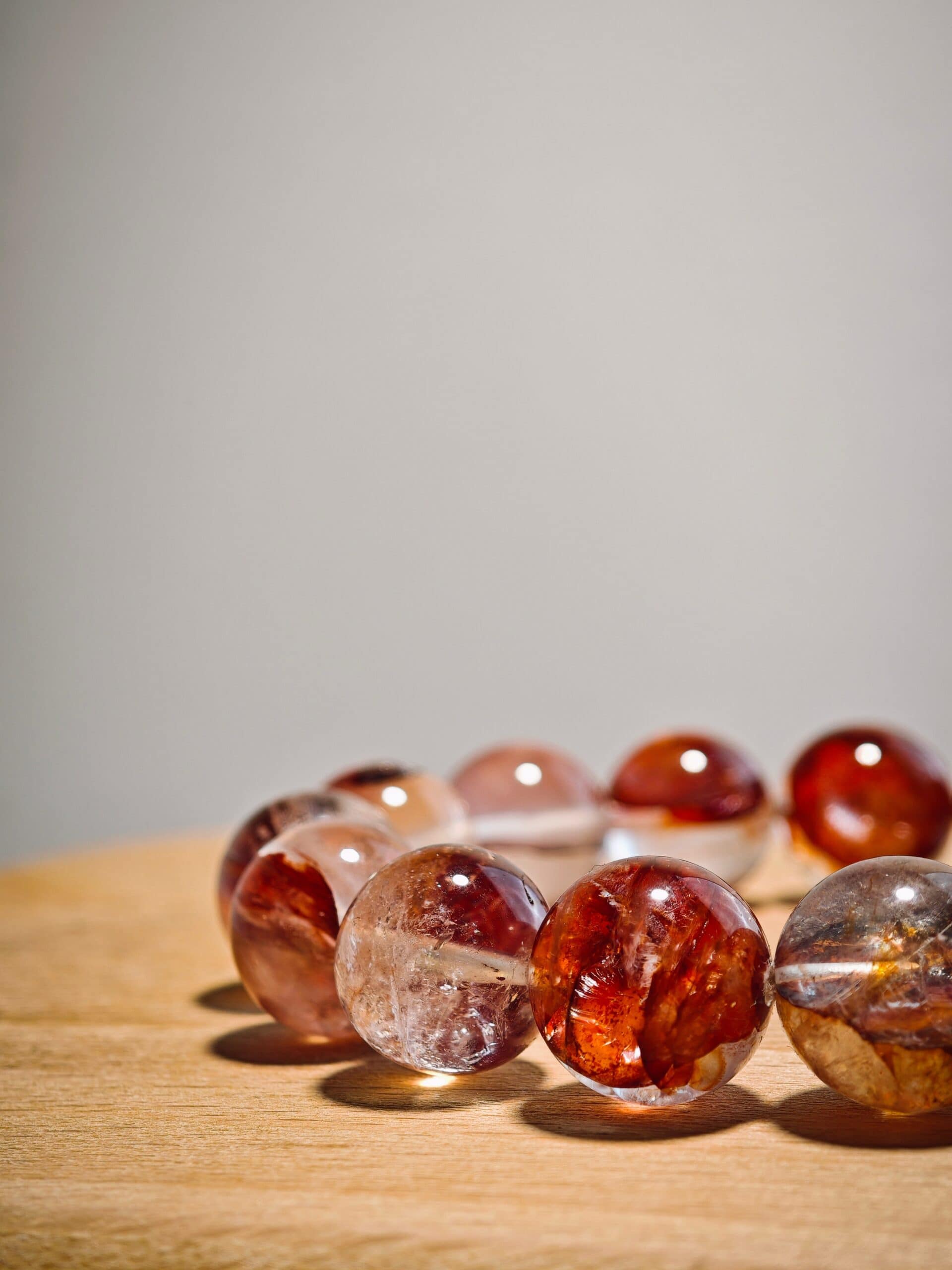 Cherry Blossom Quartz Fortune-Seizing Relationship Bracelet - 图片 4