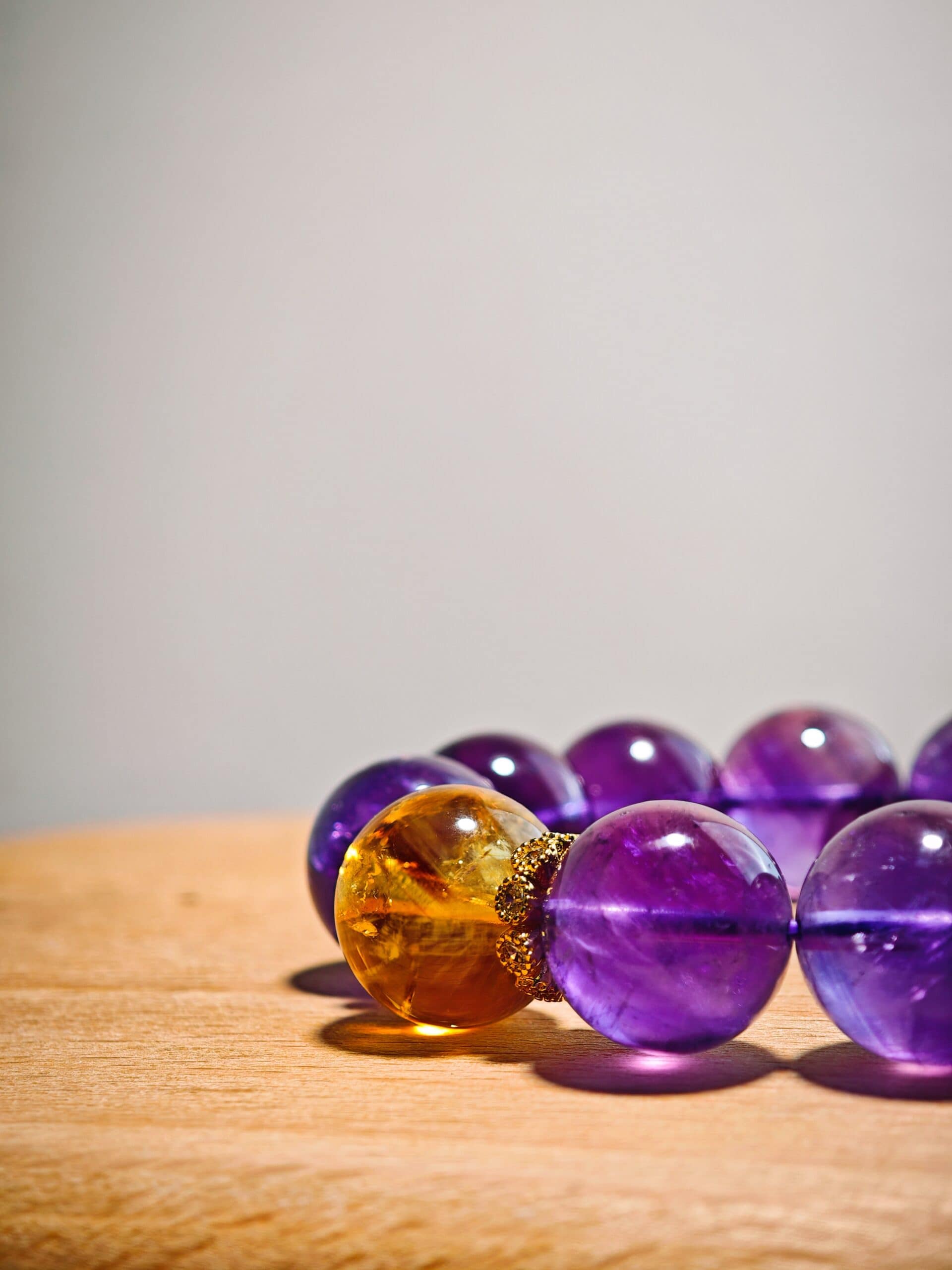 Mind-Clearing & Fortune-Blessing Dual-Crystal Bracelet - 图片 4