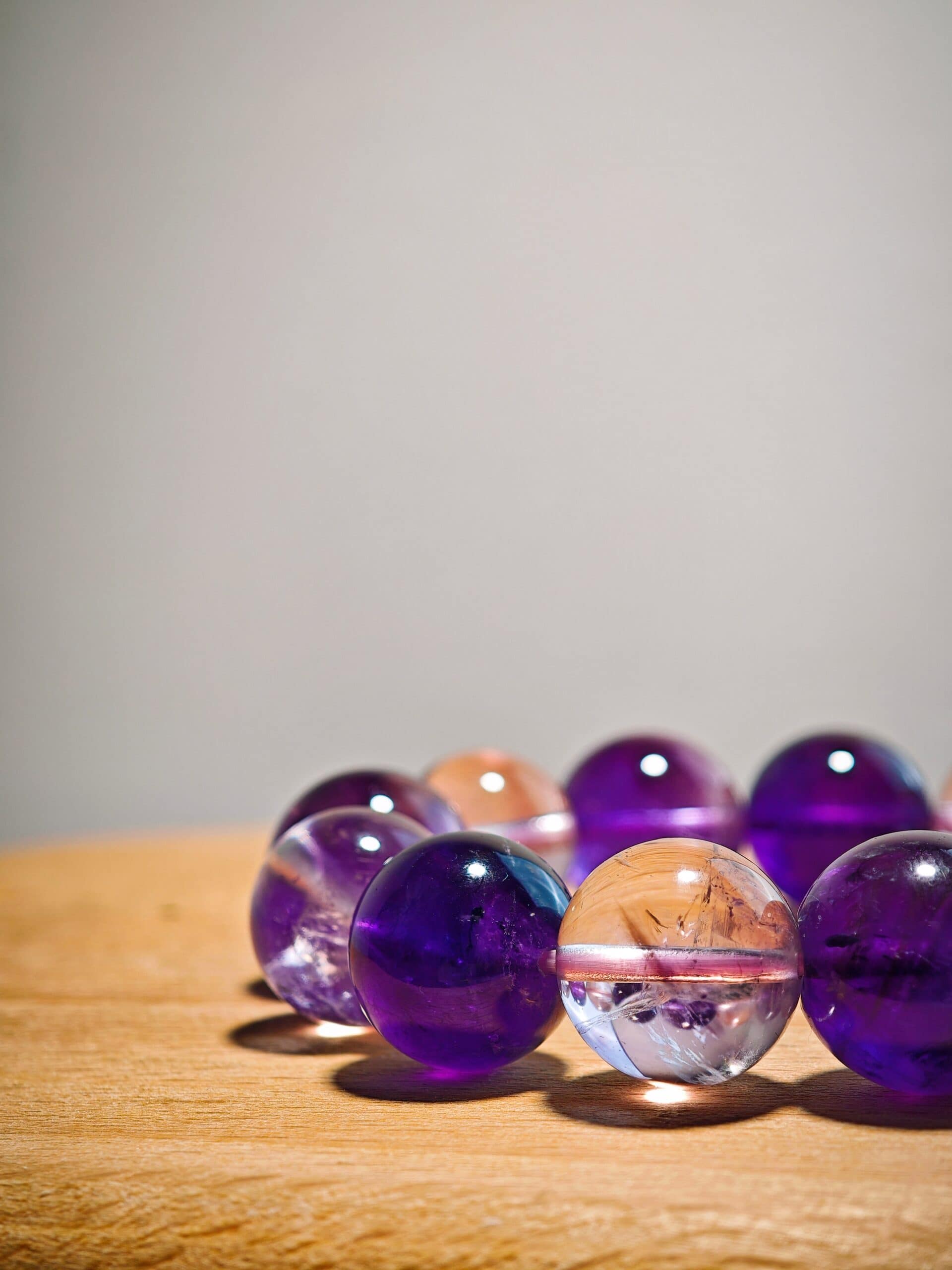 Fire-Balancing Fortune Amethyst Energy Bracelet - 图片 5