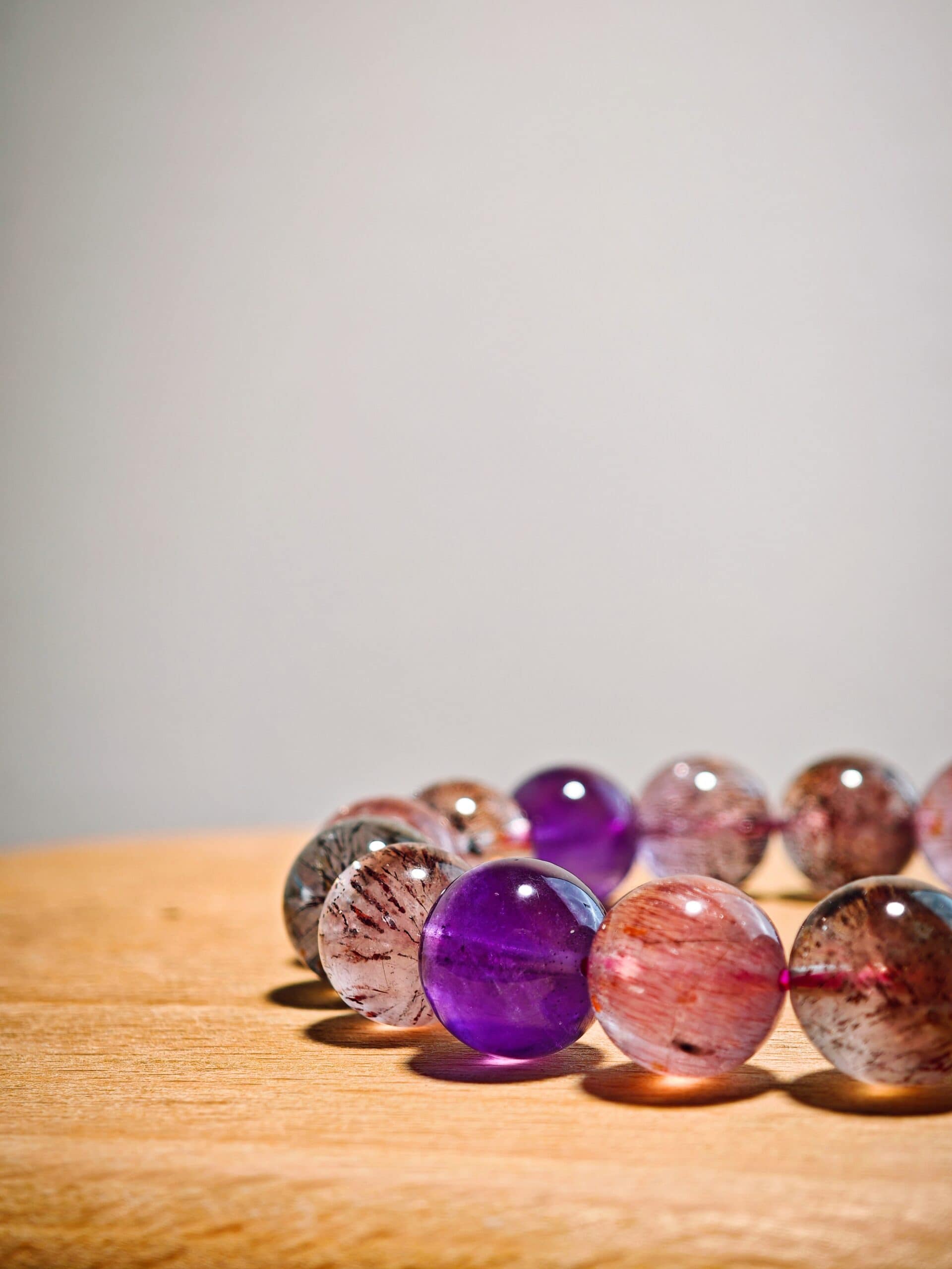 Violet Flame Super Seven Energy Bracelet - 图片 4