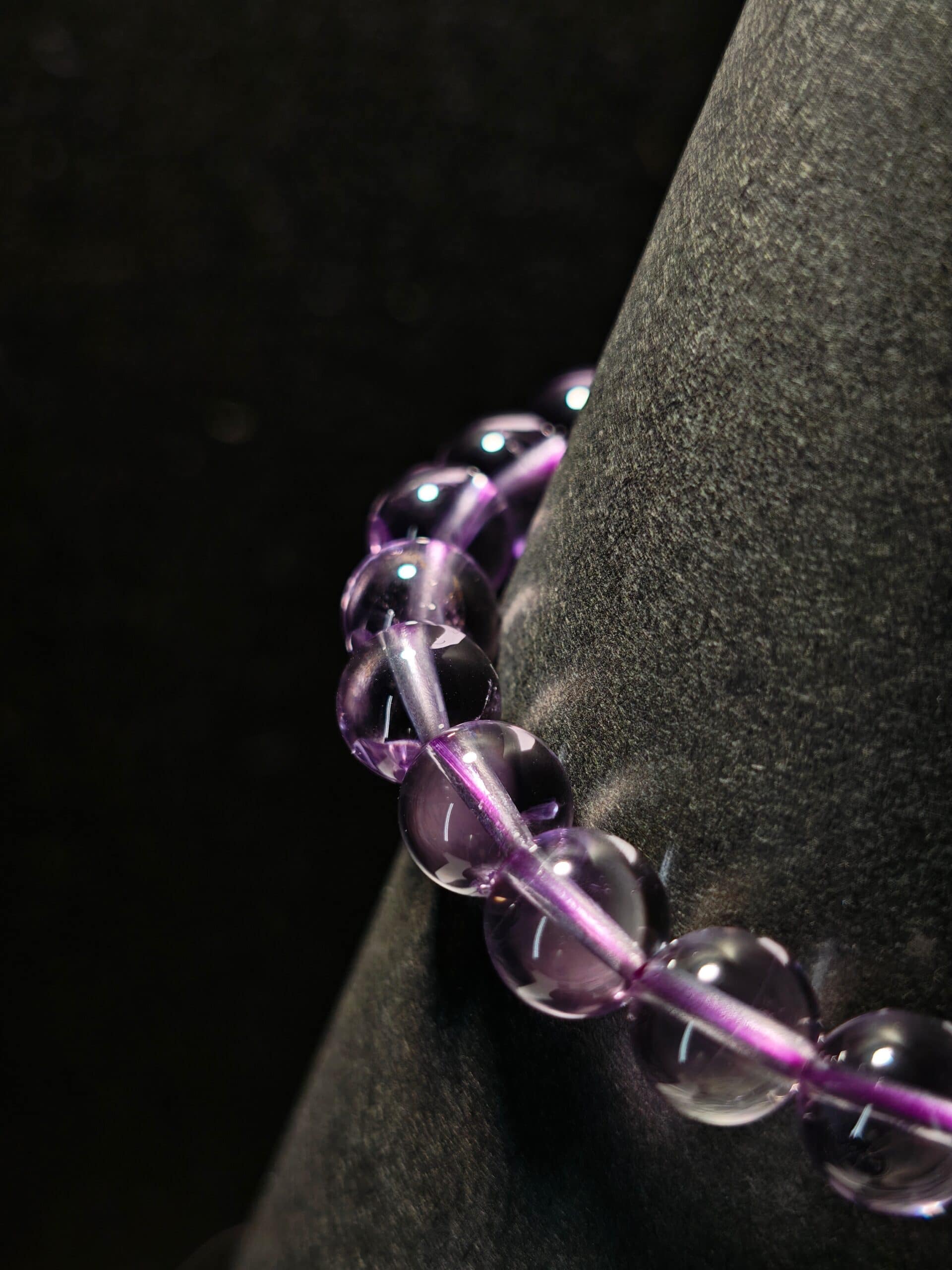 Water-Fire Balance Light Amethyst Bracelet - 图片 2