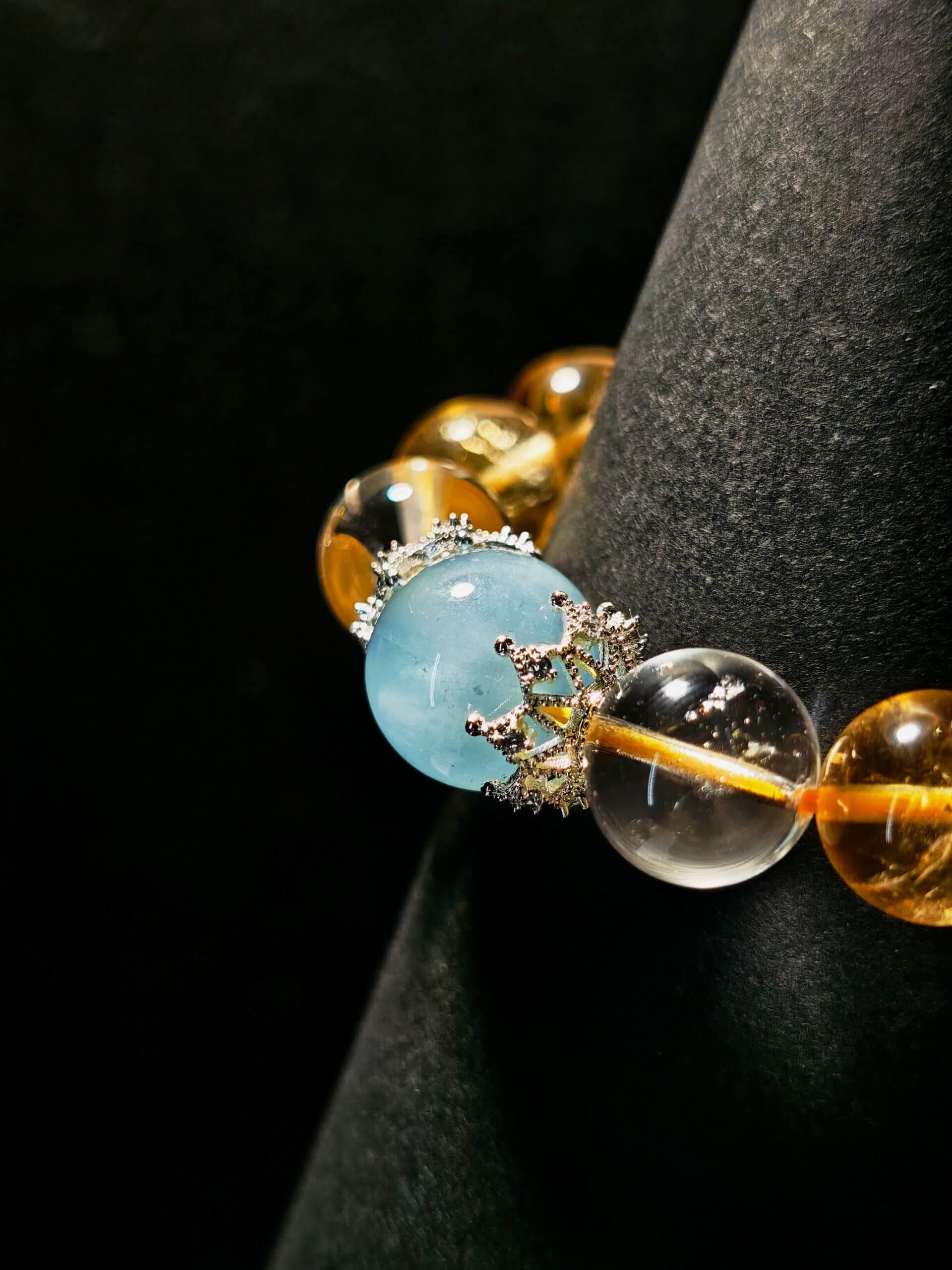 Wealth Momentum Ocean Clarity Dual-Energy Bracelet - 图片 3