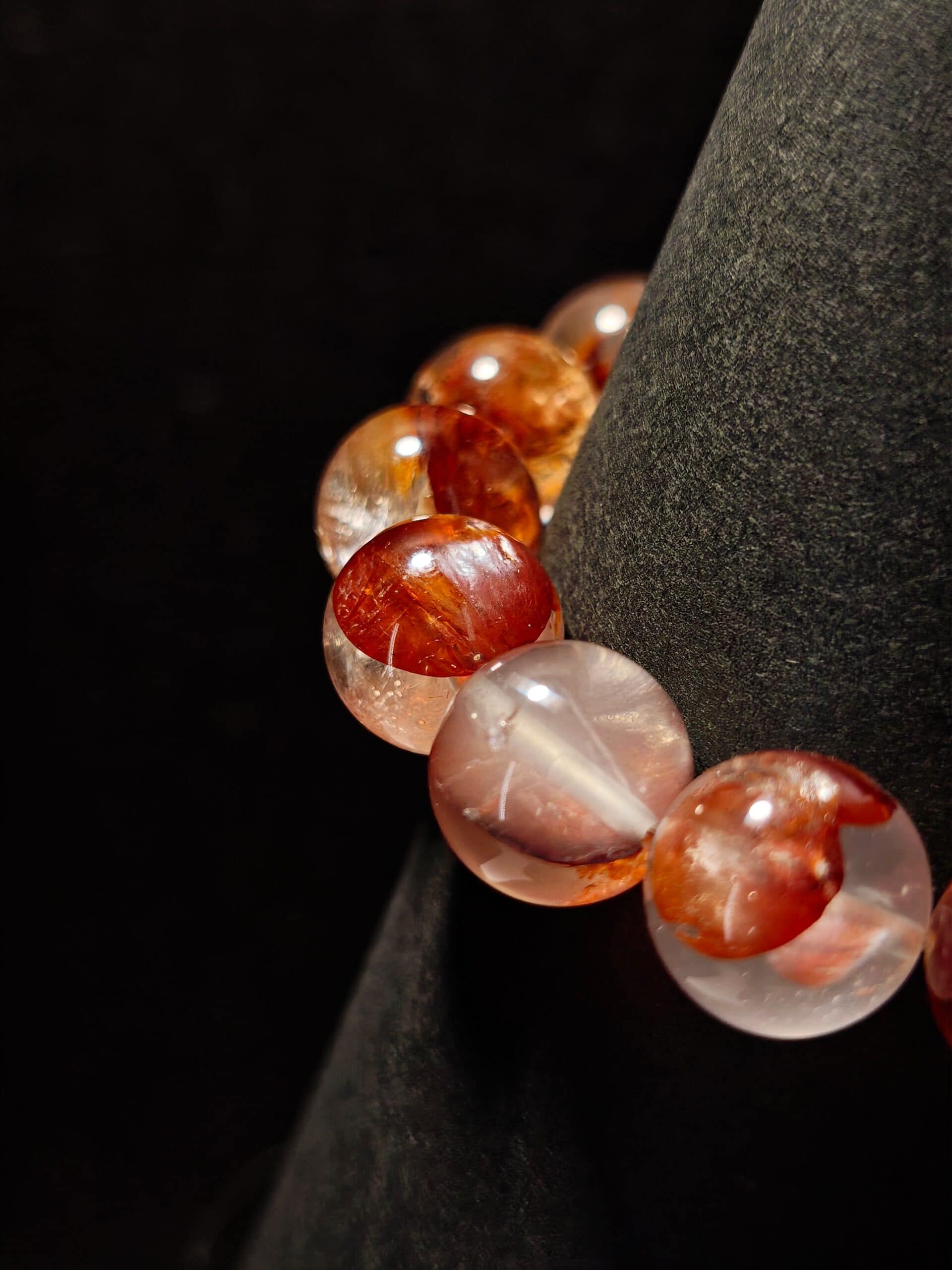 Cherry Blossom Quartz Fortune-Seizing Relationship Bracelet - 图片 2