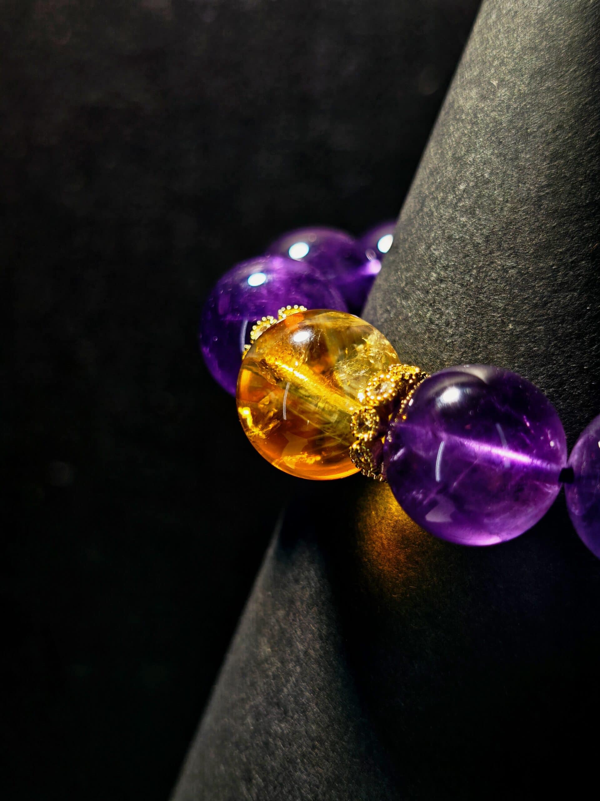 Mind-Clearing & Fortune-Blessing Dual-Crystal Bracelet - 图片 3