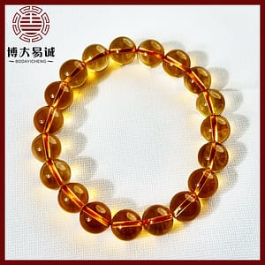 Amber Gold Wealth-Gather Citrine Bracelet
