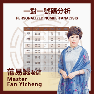 Personalized Number Analysis by Master FAN YICHENG